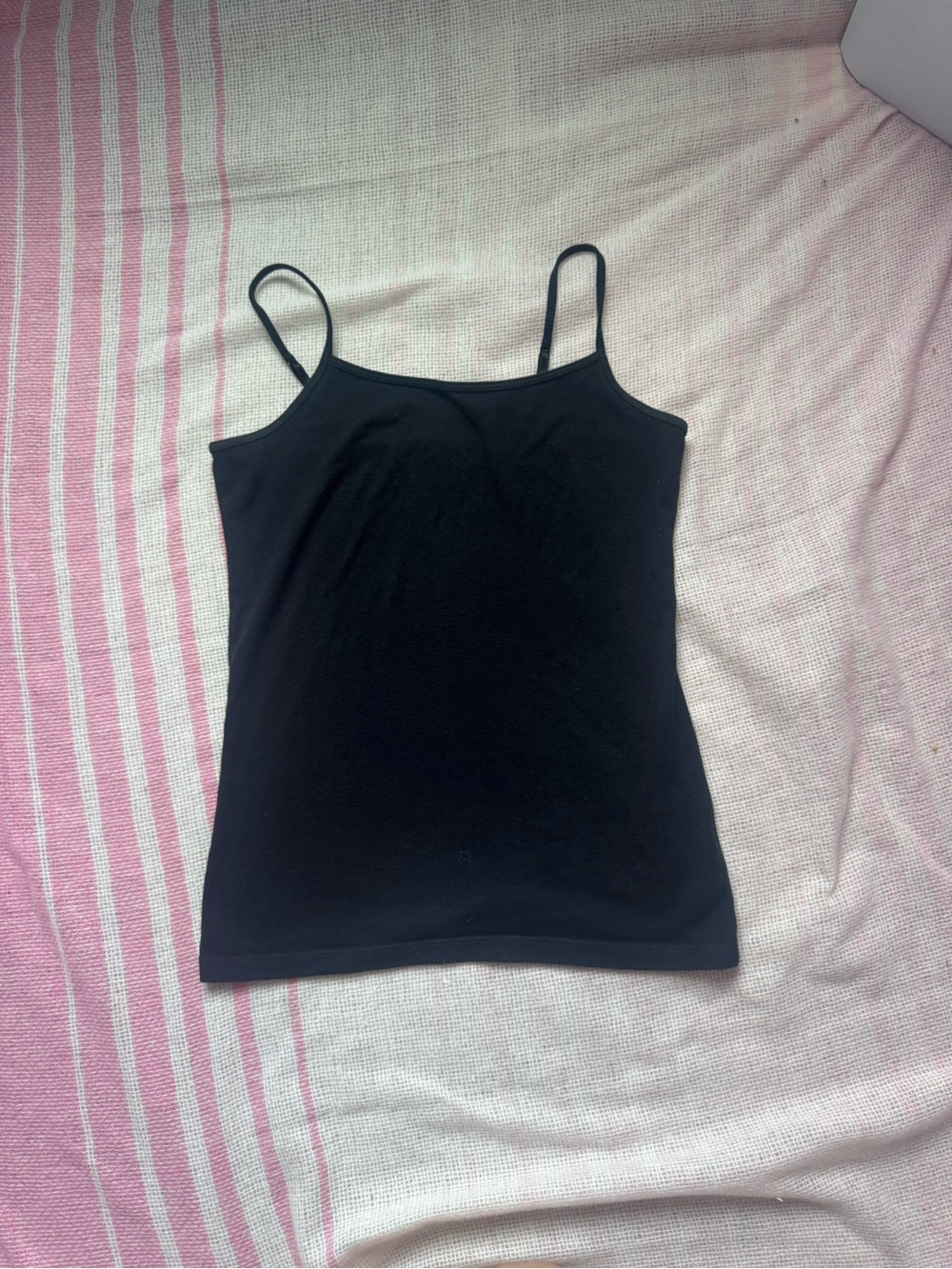 Cat & Jack Black Spaghetti-Strap Tank Top